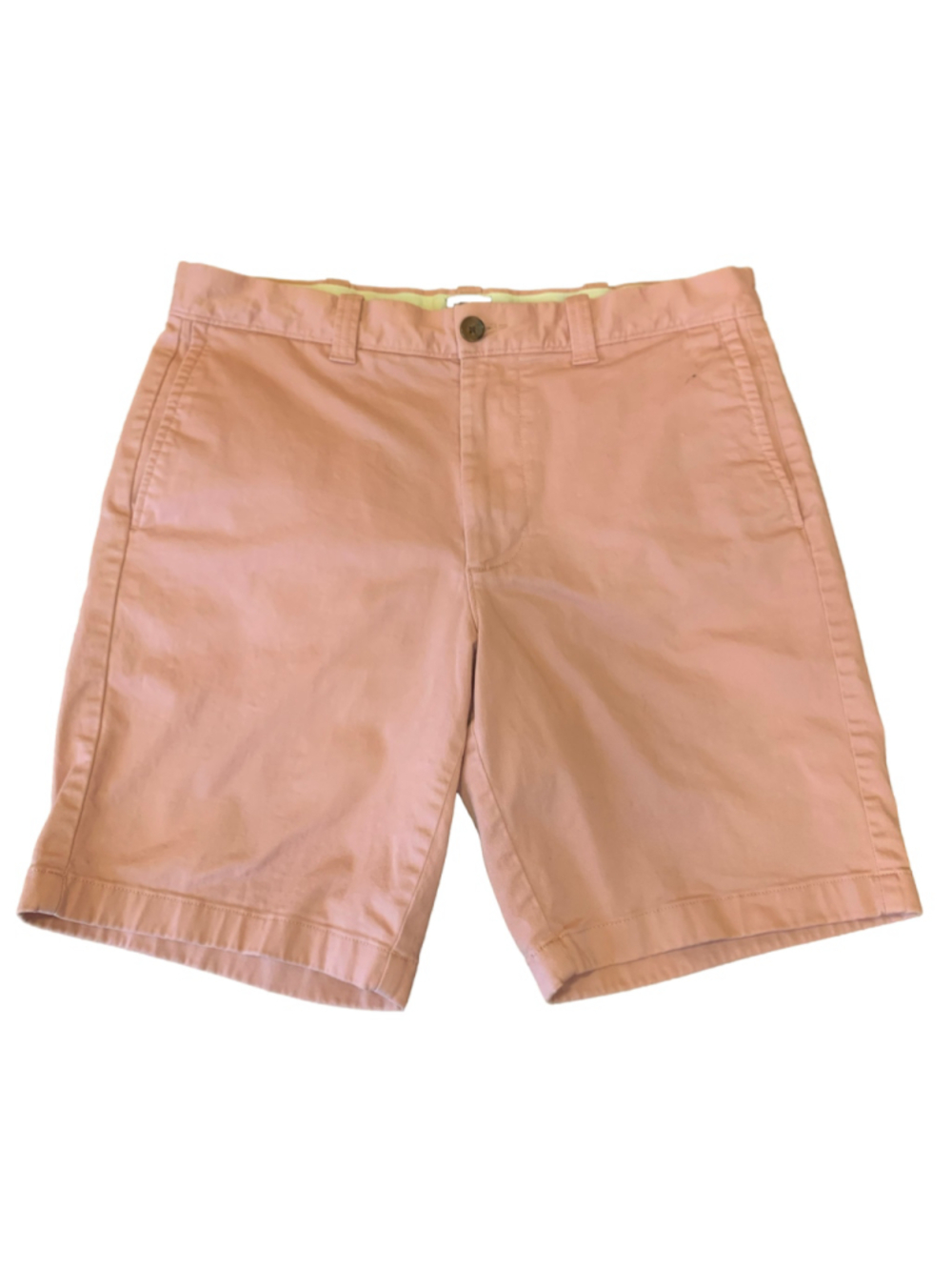 Men's J.Crew Flat Front Shorts Pink Size 32